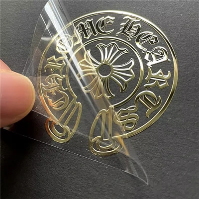 Custom Metal Decals Nickel Logo Stickers
